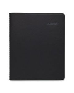 AAG760105 QUICKNOTES WEEKLY/MONTHLY APPOINTMENT BOOK, 10 X 8, BLACK, 2024