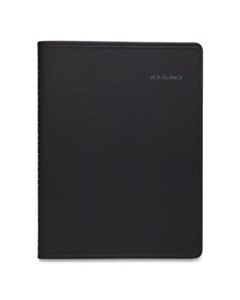 AAG7695005 QUICKNOTES WEEKLY/MONTHLY APPOINTMENT BOOK, 11 X 8.25, BLACK, 2024