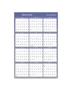 AAGA1102 VERTICAL/HORIZONTAL ERASABLE WALL PLANNER, 24 X 36,2023