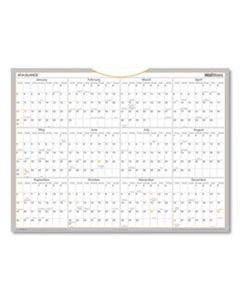 AAGAW506028 WALLMATES SELF-ADHESIVE DRY ERASE YEARLY CALENDAR, 24 X 18,2023