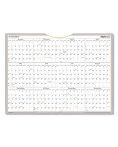 AAGAW506028 WALLMATES SELF-ADHESIVE DRY ERASE YEARLY CALENDAR, 24 X 18, 2024