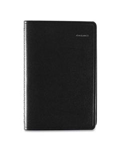 AAGG10000 DAILY APPOINTMENT BOOK WITH15-MINUTE APPOINTMENTS, 8.5 X 5.5, BLACK, 2024