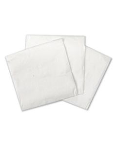 GENCOCKTAILNAPW COCKTAIL NAPKINS, 1-PLY, 9W X 9D, WHITE, 500/PACK, 8 PACKS/CARTON