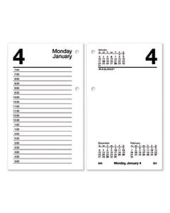 AAGE71750 DESK CALENDAR REFILL, 6 X 3.5, WHITE,2023