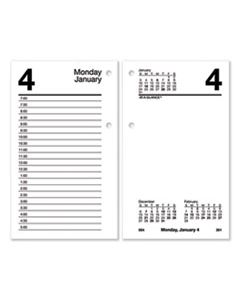 AAGE71750 DESK CALENDAR REFILL, 6 X 3.5, WHITE, 2024