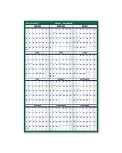 AAGPM31028 VERTICAL ERASABLE WALL PLANNER, 32 X 48, 2024