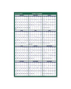 AAGPM31028 VERTICAL ERASABLE WALL PLANNER, 32 X 48, 2024
