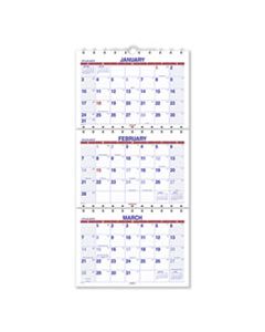 AAGPMLF1128 MOVE-A-PAGE THREE-MONTH WALL CALENDAR, 12 X 27, MOVE-A-PAGE, 2024
