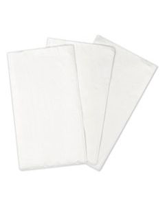 BWK8321W 1/8-FOLD DINNER NAPKINS, 2-PLY, 15 X 17, WHITE, 300/PACK, 10 PACKS/CARTON