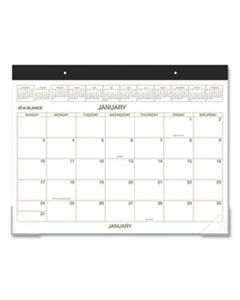 AAGGG250000 TWO-COLOR DESK PAD, 22 X 17, 2024