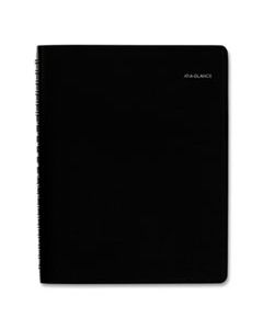 AAGG56000 FOUR-PERSON GROUP DAILY APPOINTMENT BOOK, 11 X 8, BLACK, 2024