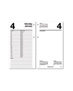 AAGE21050 LARGE DESK CALENDAR REFILL, 4.5 X 8, WHITE,2023
