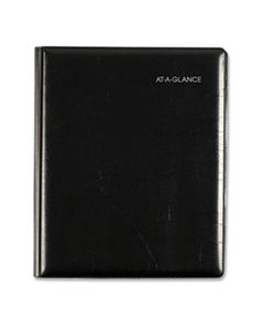 AAGG54500 EXECUTIVE WEEKLY/MONTHLY PLANNER, 8.75 X 7, BLACK, 2024