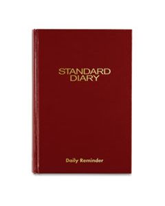 AAGSD38913 STANDARD DIARY RECYCLED DAILY REMINDER, RED, 8.25 X 5.75, 2024