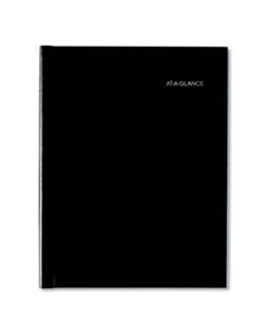 AAGG520H00 HARDCOVER WEEKLY APPOINTMENT BOOK, 11 X 8, BLACK, 2024