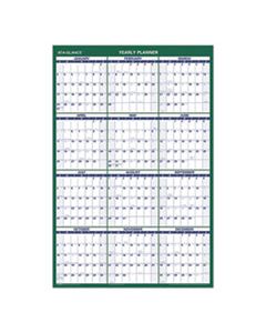 AAGPM21028 VERTICAL ERASABLE WALL PLANNER, 24 X 36, 2024