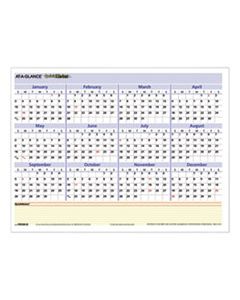 AAGPM550B28 QUICKNOTES MINI ERASABLE WALL PLANNER, 16 X 12, 2024