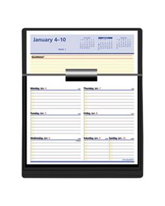 AAGSW70650 FLIP-A-WEEK DESK CALENDAR REFILL WITH QUICKNOTES, 7 X 6, WHITE, 2024