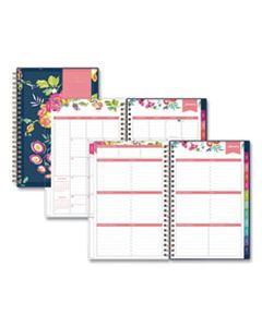 BLS103620 DAY DESIGNER CYO WEEKLY/MONTHLY PLANNER, 8 X 5, NAVY/FLORAL, 2024
