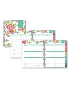 BLS103618 DAY DESIGNER CYO WEEKLY/MONTHLY PLANNER, 11 X 8.5, WHITE/FLORAL, 2024