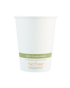 WORCUSU12 NOTREE PAPER HOT CUPS, 12 OZ, NATURAL, 1,000/CARTON