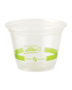 WORCPCS9Q PLA CLEAR COLD CUPS, 9 OZ, CLEAR, 1,000/CARTON