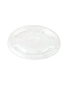 WORCPLCS12 PLA CLEAR COLD CUP LIDS, FLAT LID, FITS 9 OZ TO 24 OZ CUPS, 1,000/CARTON