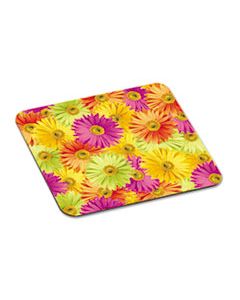 MMMMP114DS MOUSE PAD WITH PRECISE MOUSING SURFACE, 9" X 8" X 1/8", DAISY DESIGN