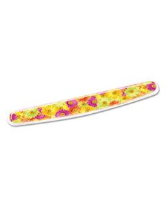 MMMWR308DS FUN DESIGN CLEAR GEL KEYBOARD WRIST REST, DAISY DESIGN