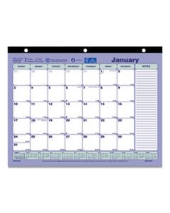 REDC181721 MONTHLY DESK PAD CALENDAR, 11 X 8.5, 2024