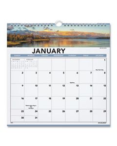 AAG88200 LANDSCAPE MONTHLY WALL CALENDAR, 12 X 12, 2024