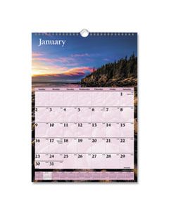 AAGDMW20028 SCENIC MONTHLY WALL CALENDAR, 12 X 17,2023