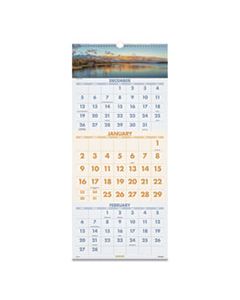 AAGDMW50328 SCENIC THREE-MONTH WALL CALENDAR, 12 X 27,2023