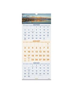 AAGDMW50328 SCENIC THREE-MONTH WALL CALENDAR, 12 X 27, 2024