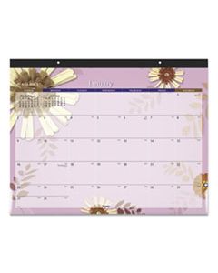 AAG5035 PAPER FLOWERS DESK PAD, 22 X 17, 2024