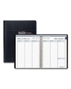 HOD25802 RECYCLED WEEKLY APPOINTMENT BOOK, RULED WITHOUT TIMES, 8.75 X 6.88, BLACK, 2024