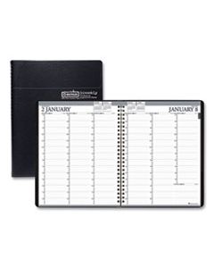 HOD27202 RECYCLED PROFESSIONAL WEEKLY PLANNER, 15-MIN APPOINTMENTS, 11 X 8.5, BLACK, 2024