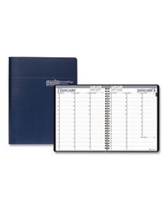 HOD27207 RECYCLED PROFESSIONAL WEEKLY PLANNER, 15-MIN APPOINTMENTS, 11 X 8.5, BLUE, 2024