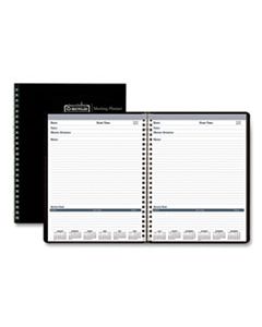 HOD583992 RECYCLED MEETING NOTE PLANNER, 11 X 8.5, BLACK/BLUE, 2024