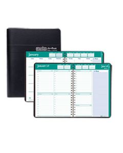 HOD29602 RECYCLED EXPRESS TRACK WEEKLY/MONTHLY APPOINTMENT BOOK, 11 X 8.5, BLACK, , 2024-2025
