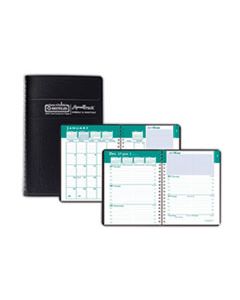 HOD29402 RECYCLED EXPRESS TRACK WEEKLY/MONTHLY APPOINTMENT BOOK, 8 X 5, BLACK, , 2024-2025