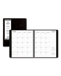 BLS123849 ALIGNED MONTHLY PLANNER, 11 X 9, BLACK, 2024