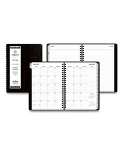 BLS123852 ALIGNED MONTHLY NOTES PLANNER, 8.63 X 5.88, BLACK, 2024