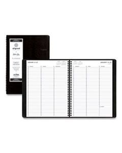 BLS123846 ALIGNED WEEKLY APPOINTMENT PLANNER, 11 X 8.25, BLACK, 2024