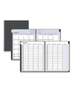 BLS100009 PASSAGES WEEKLY/MONTHLY WIREBOUND PLANNER, VERTICAL FORMAT, 11 X 8.5, CHARCOAL COVER, 2024