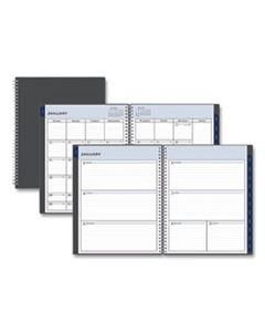 BLS100008 PASSAGES WEEKLY/MONTHLY WIREBOUND PLANNER, 11 X 8.5, CHARCOAL, 2024