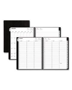 BLS123845 ALIGNED WEEKLY/MONTHLY APPOINTMENT PLANNER, 11 X 8.25, BLACK, 2024
