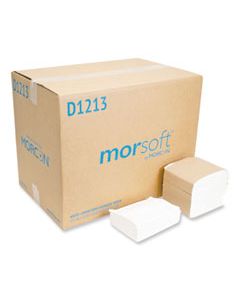 MORD1213 MORSOFT DISPENSER NAPKINS, 1-PLY, 11.5 X 13, WHITE, 250/PACK, 24 PACKS/CARTON