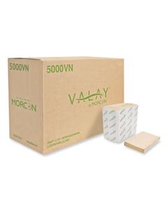 MOR5000VN VALAY INTERFOLDED NAPKINS, 2-PLY, 6.5 X 8.25, KRAFT, 6,000/CARTON