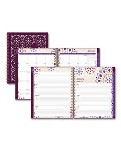 BLS117889 STENCIL COVER WEEKLY/MONTHLY PLANNER, 11 X 8.5, GILI, 2024